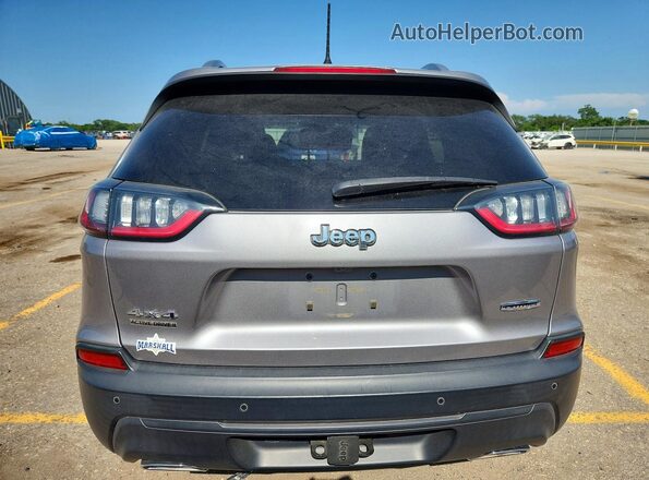 1C4PJMLX3KD104165 2019 JEEP CHEROKEE Silver Вид ззаду