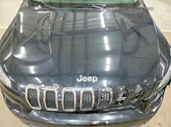 1C4PJMLX4JD514942 2018 JEEP CHEROKEE Black ძრავის განყოფილების ხედი