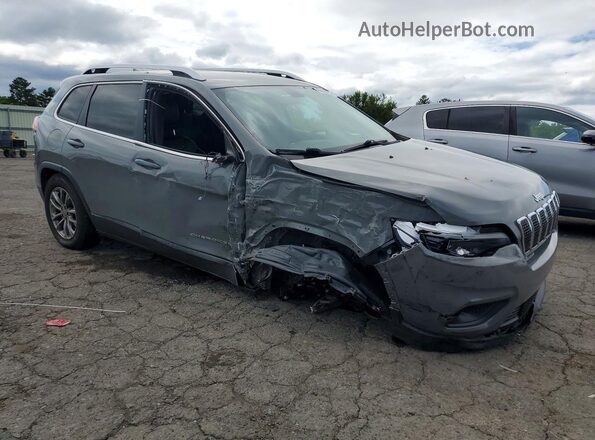 1C4PJMLX5KD480821 2019 JEEP CHEROKEE Серый Передняя правая четверть