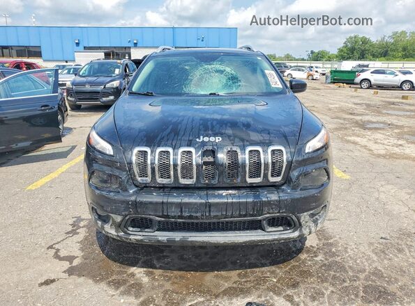 1C4PJMLX6JD545593 2018 JEEP CHEROKEE Black Front view
