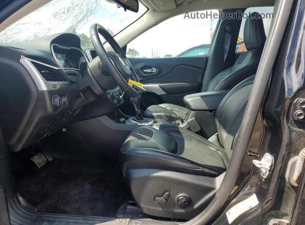 1C4PJMLX6JD545593 2018 JEEP CHEROKEE Black Front interior view