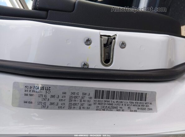 1C4PJMLX6JD560403 2018 JEEP CHEROKEE White ძრავის განყოფილების ხედი