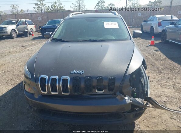 1C4PJMLX7JD569899 2018 JEEP CHEROKEE Черный Вид щитка приборов