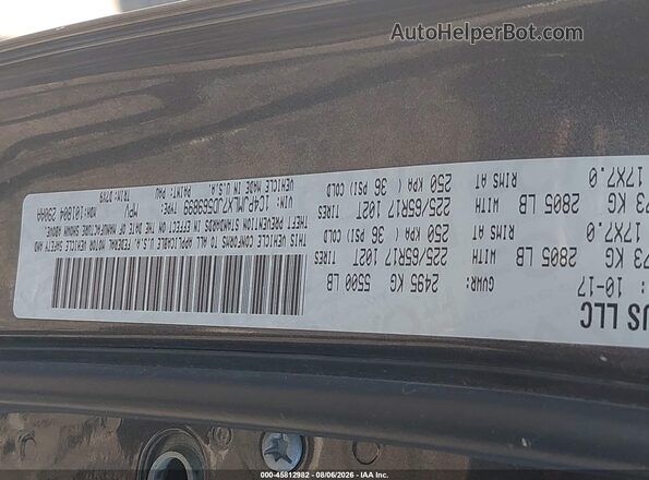 1C4PJMLX7JD569899 2018 JEEP CHEROKEE Черный Вид подкапотного пространства