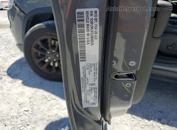 1C4PJMLX7LD642515 2020 JEEP CHEROKEE Gray VIN sticker view