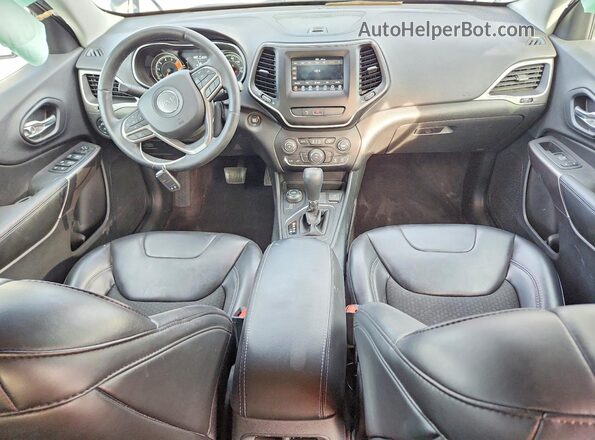 1C4PJMLXXKD101540 2019 JEEP CHEROKEE Black Вид панелі приладів