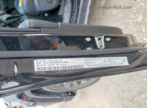 1C4PJMMB0PD114968 2023 JEEP CHEROKEE Black VIN sticker view