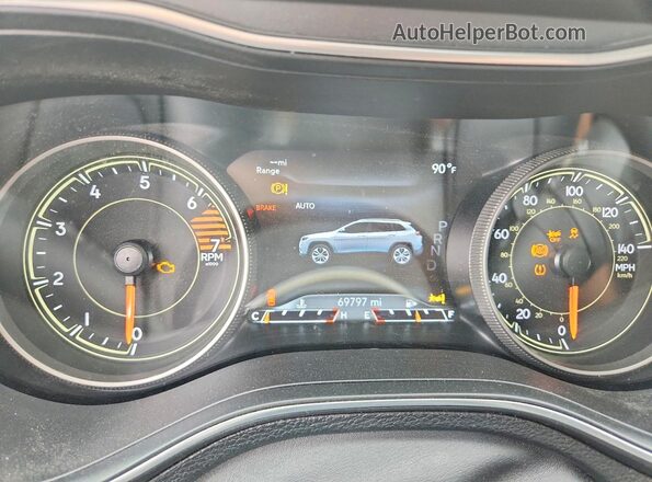 1C4PJMMB1PD112260 2023 JEEP CHEROKEE Белый Вид щитка приборов