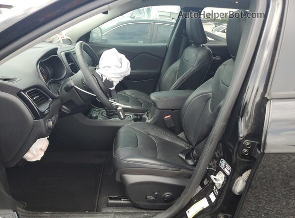1C4PJMMB2PD104037 2023 JEEP CHEROKEE Black Вид салону спереду