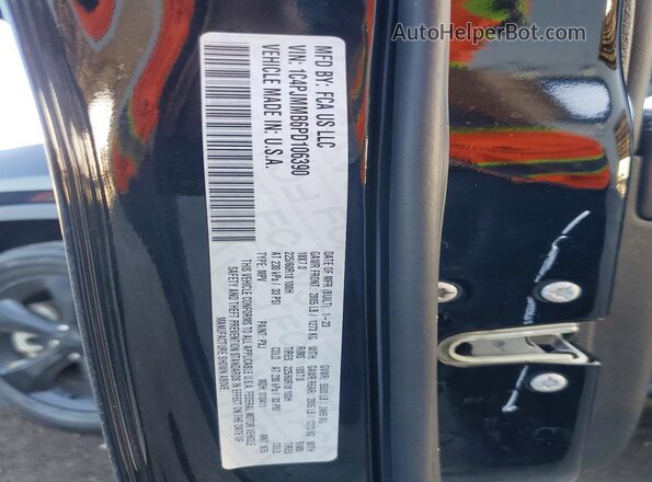 1C4PJMMB6PD106390 2023 JEEP CHEROKEE Black VIN კოდის სტიკერის ხედი