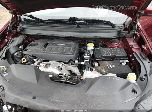 1C4PJMMN7MD173067 2021 JEEP CHEROKEE Темно-бордовый Вид сзади