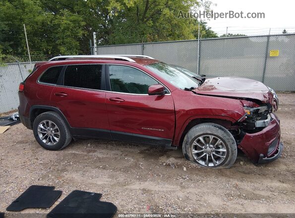 1C4PJMMN7MD173067 2021 JEEP CHEROKEE Темно-бордовый Панорамный вид салона 360°