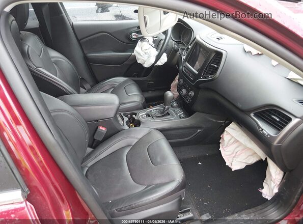 1C4PJMMN7MD173067 2021 JEEP CHEROKEE Темно-бордовый Вид салона спереди