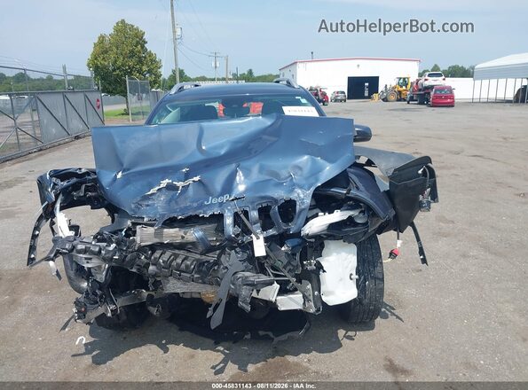 1C4PJMMX1MD113416 2021 JEEP CHEROKEE Синий Вид щитка приборов