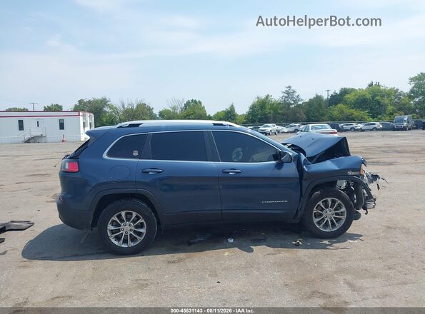 1C4PJMMX1MD113416 2021 JEEP CHEROKEE Синий Вид задней части салона