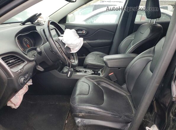 1C4PJMMX1MD141457 2021 JEEP CHEROKEE Black Front interior view