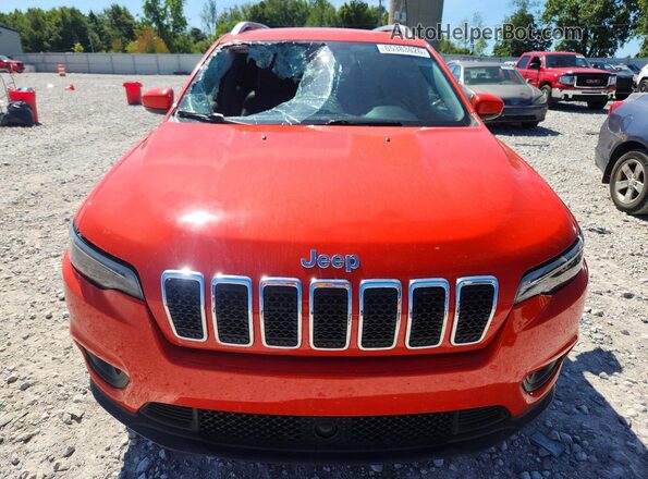 1C4PJMMX1MD165435 2021 JEEP CHEROKEE Оранжевый Вид спереди