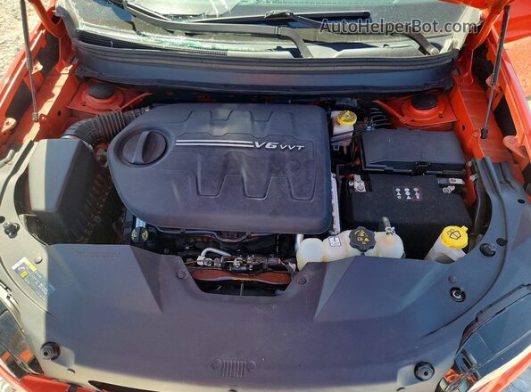 1C4PJMMX1MD165435 2021 JEEP CHEROKEE Оранжевый Вид подкапотного пространства