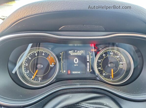 1C4PJMMX1MD165435 2021 JEEP CHEROKEE Оранжевый Вид щитка приборов