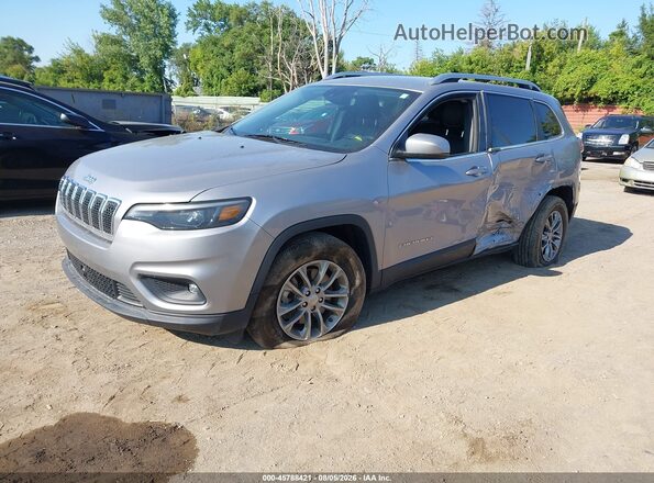 1C4PJMMX5MD160271 2021 JEEP CHEROKEE Silver Առջևի ձախ երեք քառորդ տեսարան