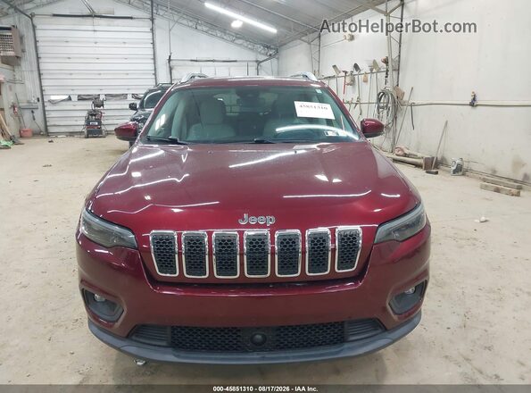 1C4PJMMX6MD194476 2021 JEEP CHEROKEE Красный Вид панели приборов