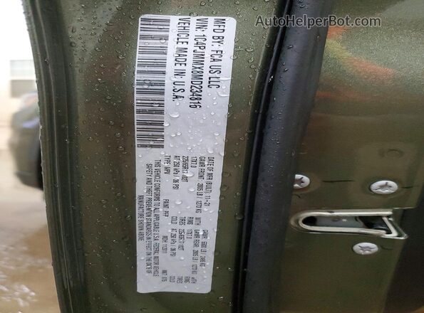 1C4PJMMX8MD234816 2021 JEEP CHEROKEE Green VIN კოდის სტიკერის ხედი