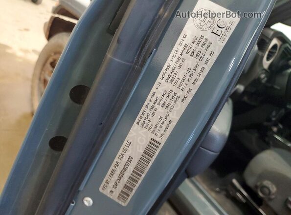 1C4PJXAG8RW297920 2024 JEEP WRANGLER Gray VIN sticker view