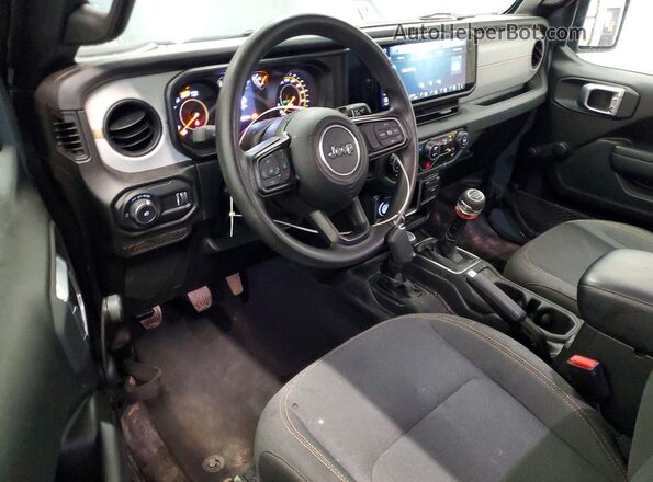 1C4PJXAG8RW297920 2024 JEEP WRANGLER Gray Dashboard view