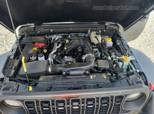 1C4PJXAG9RW331699 2024 JEEP WRANGLER Gray Engine compartment view