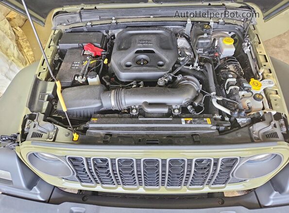 1C4PJXAN1SW520268 2025 JEEP WRANGLER Green Սալոնի հետևի տեսք