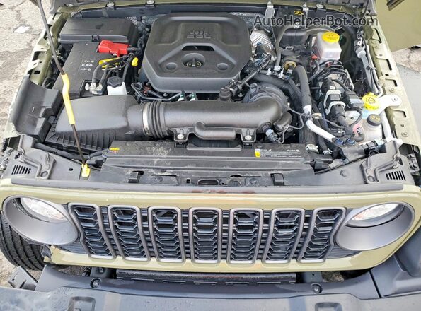 1C4PJXAN1SW627241 2025 JEEP WRANGLER Green Սալոնի հետևի տեսք