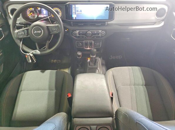 1C4PJXAN4SW522628 2025 JEEP WRANGLER Серый Вид панели приборов