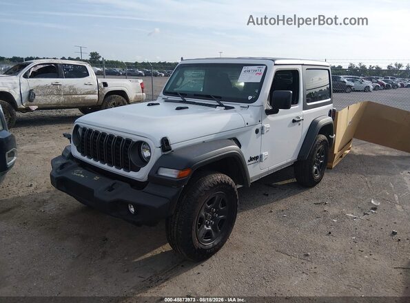 1C4PJXAN4SW545486 2025 JEEP WRANGLER Белый Передняя левая четверть