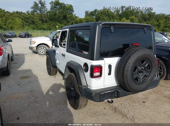 1C4PJXAN4SW545486 2025 JEEP WRANGLER Белый Задняя левая четверть