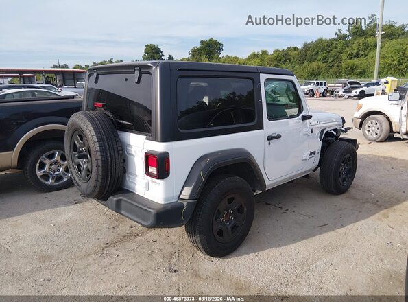 1C4PJXAN4SW545486 2025 JEEP WRANGLER Белый Задняя правая четверть