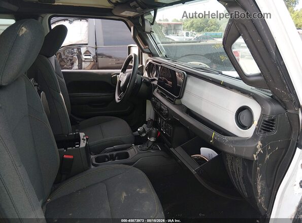 1C4PJXAN4SW545486 2025 JEEP WRANGLER Белый Вид салона спереди