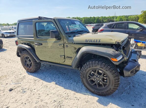 1C4PJXAN4SW631204 2025 JEEP WRANGLER Green Front right