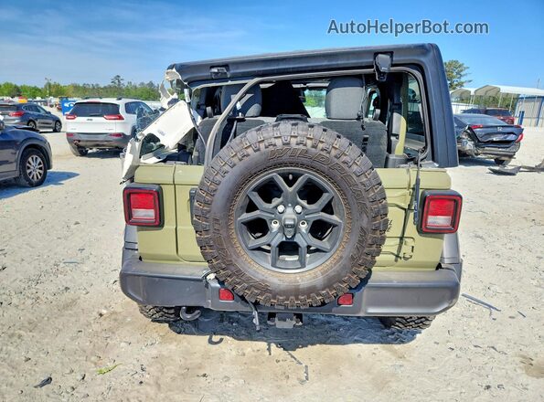 1C4PJXAN4SW631204 2025 JEEP WRANGLER Green Rear view