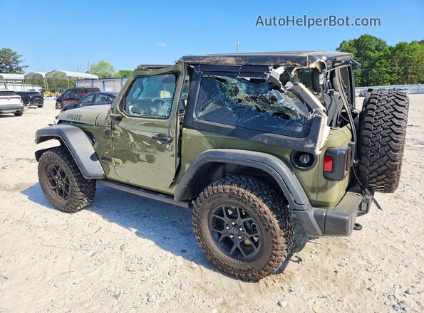 1C4PJXAN4SW631204 2025 JEEP WRANGLER Green Rear left