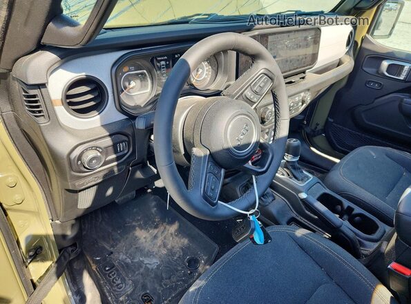 1C4PJXAN4SW631204 2025 JEEP WRANGLER Green Dashboard view