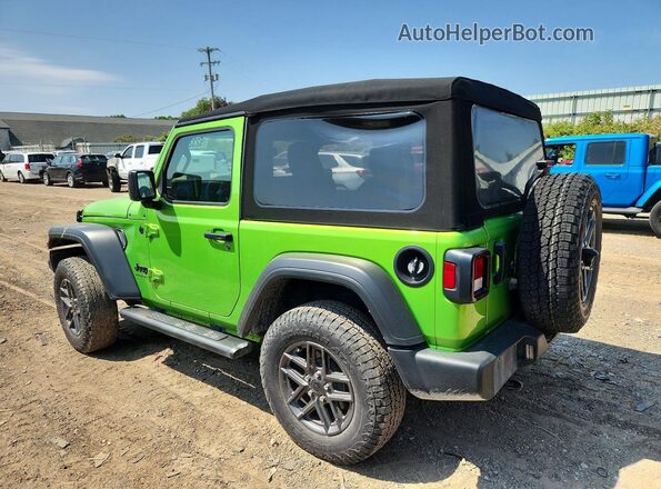 1C4PJXAN7SW575694 2025 JEEP WRANGLER Green Задня ліва чверть
