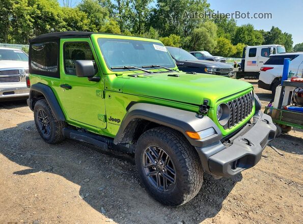 1C4PJXAN7SW575694 2025 JEEP WRANGLER Green Передня права чверть