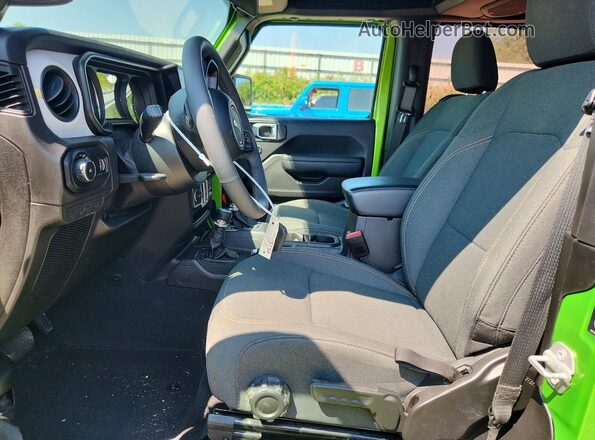 1C4PJXAN7SW575694 2025 JEEP WRANGLER Green Вид салону спереду