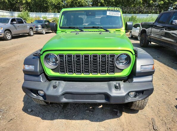 1C4PJXAN7SW575694 2025 JEEP WRANGLER Green Вид спереду