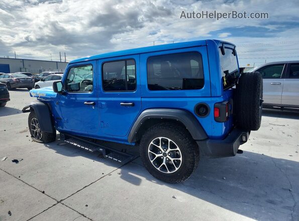 1C4PJXDG0RW226271 2024 JEEP WRANGLER Blue უკანა მარცხენა