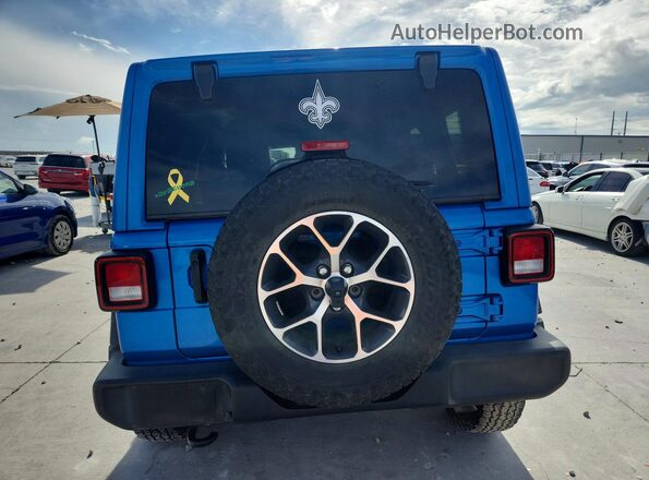 1C4PJXDG0RW226271 2024 JEEP WRANGLER Blue უკანა ხედი