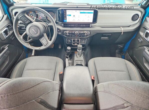 1C4PJXDG0RW246732 2024 JEEP WRANGLER Blue Вид панелі приладів
