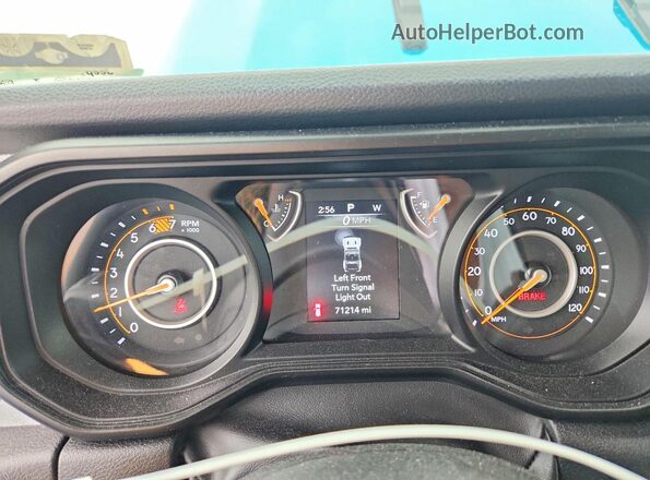 1C4PJXDG0RW246732 2024 JEEP WRANGLER Blue Вид щитка приладів