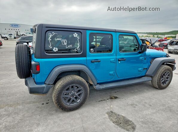 1C4PJXDG0RW246732 2024 JEEP WRANGLER Blue Задня права чверть