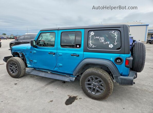1C4PJXDG0RW246732 2024 JEEP WRANGLER Blue Задня ліва чверть